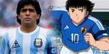 Creador de los Súpercampeones revela que Diego Maradona era Oliver Atom