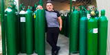 Andrés Hurtado se luce con balones de oxígeno destinados para el pueblo: “Mi misión es salvar vidas”