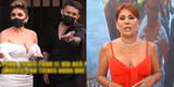 Esposo de Evelyn Vela insulta a reportero de Magaly Medina por grabar intervención