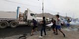 Se registran enfrentamientos entre transportistas y la PNP tras no llegar a un acuerdo [FOTOS]