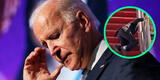 Joe Biden tropieza tres veces y cae al subir las escaleras del avión presidencial [VIDEO]