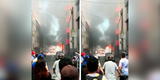 La Victoria: se registra fuerte incendio en inmueble y bomberos tratan de controlarlo