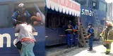 Huachipa: Bus choca contra tiendas en la Prialé y deja 30 heridos [VIDEO]