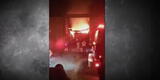 Carabayllo: Incendio consumió almacén de carretes de madera [VIDEO]
