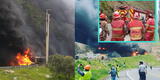 Bomberos sobre explosión de cisternas de combustible: “El incendio no se puede controlar”