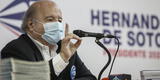 Pareja de Hernando de Soto también se vacunó contra el coronavirus en Estados Unidos