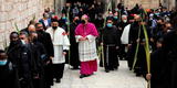 Domingo de Ramos en Tierra Santa: Jerusalén hace procesión en Monte de los Olivos con distanciamiento  [VIDEO]