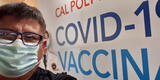 ‘Clavito y su chela’ se vacunó contra el coronavirus en EE.UU.: “Estoy mucho más tranquilo”