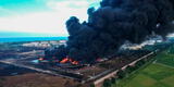 Indonesia: impactante incendio de la refinería petrolera ocasiona evacuación de casi mil personas