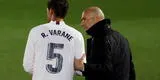 Champions League:  Real Madrid tiene otra baja, Varane da positivo a COVID-19