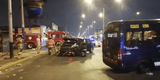 Cercado de Lima: choque entre combi y auto particular deja seis heridos