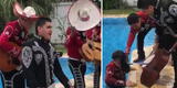 Mariachi comete tremendo blooper en plena serenata y cae a la piscina [VIDEO]