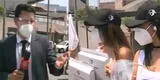 Reportero pasa incómodo momento con  jóvenes que regalaban faciales a votantes