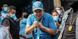 Rafael López Aliaga insulta y saca el dedo del medio a personal del ONPE durante las elecciones 2021