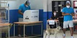 Viral: hombre acude a votar junto a su mascota y curiosa escena causa furor en las redes [FOTOS]