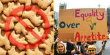 Veganos exigen la prohibición de las galletas en forma de animales
