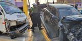 Accidente de tránsito dejó como saldo a un hombre muerto y una persona herida en el Callao