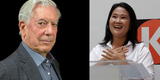 Mario Vargas Llosa pide que voten por Keiko Fujimori en segunda vuelta: "Es el mal menor"