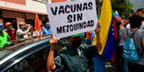 “¡No más muertes!”: médicos y enfermeras en Venezuela protestan por falta de vacunas COVID-19