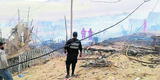 Áncash: incendio deja a 51 familias damnificadas en el asentamiento Lomas del Norte