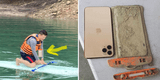 Turista recupera su iPhone tras un año de haberlo perdido en un lago en Taiwán
