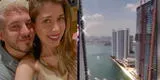 Pedro Moral rompió 'chanchito' y se alojó con su novia en zona lujosa de Miami [VIDEO]