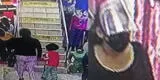 Mujer utilizó a un niño para llevarse más de 3 mil soles de una tienda en Gamarra [VIDEO]