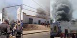 Cercado de Lima: Incendio de código 2 en mueblería de Barrios Altos fue controlado [VIDEO]