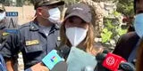 Yahaira Plasencia: Estas fueron sus primeras declaraciones tras salir de la comisaria de Cieneguilla [VIDEO]