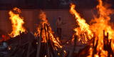 India registra “peligrosa” contaminación del aire en el mundo en medio de cremaciones masivas