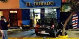 La Libertad: Conductor ebrio estrella su vehículo contra hostal en Trujillo