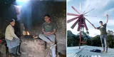 Domador del viento: Joven talento construye molino de aire para generar electricidad en zona rural de Piura
