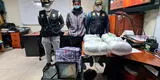 Los Olivos: PNP detiene a repartidor de delivery con más de 12 kilos de droga [VIDEO]