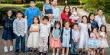 EE. UU.: Mamá de 16 niños le da a sus hijos nombres que inician con ‘C’ en honor a su esposo