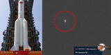 Satélite ruso capta imagen del gran cohete chino fuera de control, que caerá en breve en la Tierra