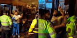 Surco: detienen a dos personas bebiendo licor en la vía pública en pleno toque de queda [VIDEO]