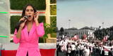 Melissa Paredes critica aglomeración en mítines de campaña: “Se tocan, bailan y comparten trago”