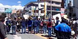 Áncash: decenas de personas realizaron protestas en contra de Keiko Fujimori