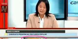 Keiko Fujimori concede entrevista y un lápiz en la mesa se llevó la atención [VIDEO]