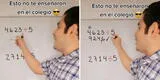 ¡No necesitas calculadora! Maestro peruano enseña cómo resolver divisiones en cuestión de segundos [VIDEO]