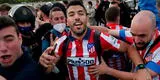 Luis Suárez y su baño de popularidad con los hinchas del Atlético de Madrid [FOTOS]