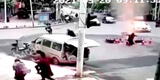 China: explosión en una alcantarilla lanza por los aires el pavimento en Wuhan [VIDEO]