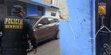 Cercado de Lima: Hampones amarran puertas de vivienda para desmantelar camioneta estacionada [VIDEO]