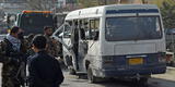 Atentado en Afganistán: al menos 4 muertos y 13 heridos en explosión de un autobús universitario