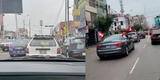 Cercado de Lima: se registra gran congestión vehicular tras marcha por la democracia