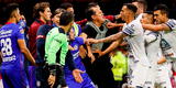 ¿Qué pasó ahí? Juan Reynoso se mete en gresca entre jugadores del Cruz Azul y Santos [VIDEO]