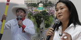 Pedro Castillo y Keiko Fujimori anuncian que harán su cierre de campaña en la Plaza San Martín