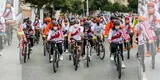 Keiko Fujimori realizó bicicleteada en Piura donde se registró aglomeración de personas [VIDEO]