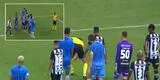 Brasil: árbitro usa aerosol para marcar distanciamiento social con ‘jugadores reclamones’ [VIDEO]