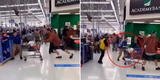 EE.UU.: Trabajador de supermercado deja inconsciente a cliente que lo escupió y atropelló [VIDEO]